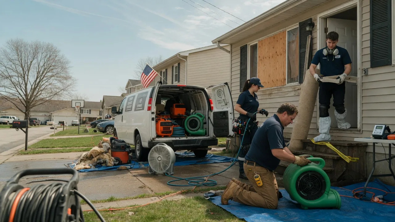 Water Damage Restoration in Freeport, IL near me
